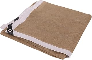 GANAZONO 1Pc Rede De Sombra Ao Ar Livre Dossel Sombra De Planta Pano De Sombra Para Praia Resistente A UV Malha Tecido De Sombra De Tecido Dossel Sombra De Sol Bege Guarda-Sol Para Varanda