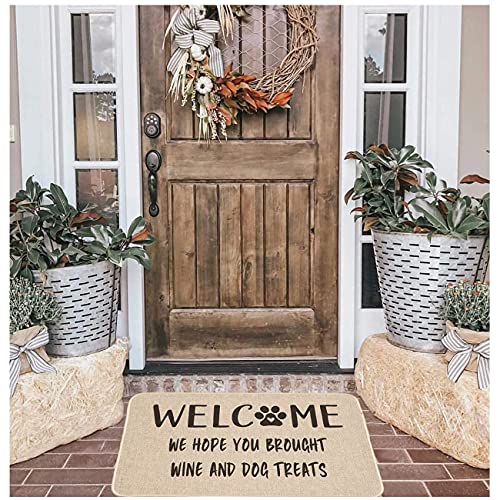 Nydecor Welcome Mats For Front Door Rustic Farmhouse Door Mat Quote Floor Funny Doormat Non Slip Rubber Entrance Rug For Indoor Outdoor Home Decorations 17X28 Inch #TOP4