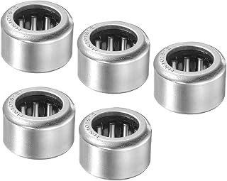 Kozelo 5pcs HK101610 Needle Roller Bearings - [10mm x 16mm x 10mm] Open End for Gearbox Use, Chrome Steel Rollers