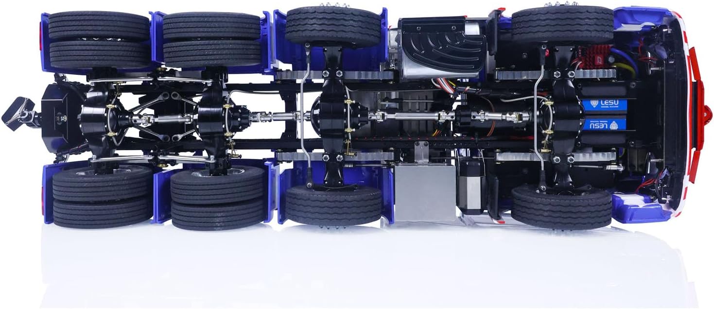 TOUCAN RC HOBBY LESU 8X8 RC Tractor Trucks 1/14 RTR Radio Control Car DIY Vehicle Metal Chassis