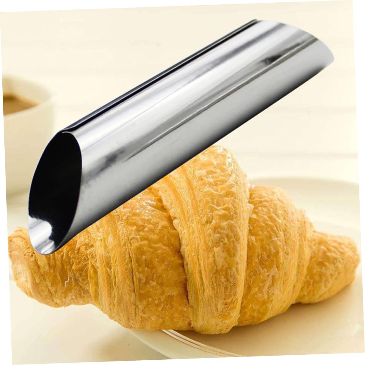 LABRIMP 4pcs Stainless Steel Cylindrical Molds Mini Baking Tubes Pastry Tubes for Baking
