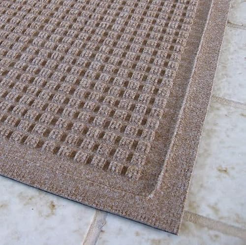 American Floor Mats - Waterhog Fashion Door Mats - Mid Brown 1.5' X 2.3' #TOP1