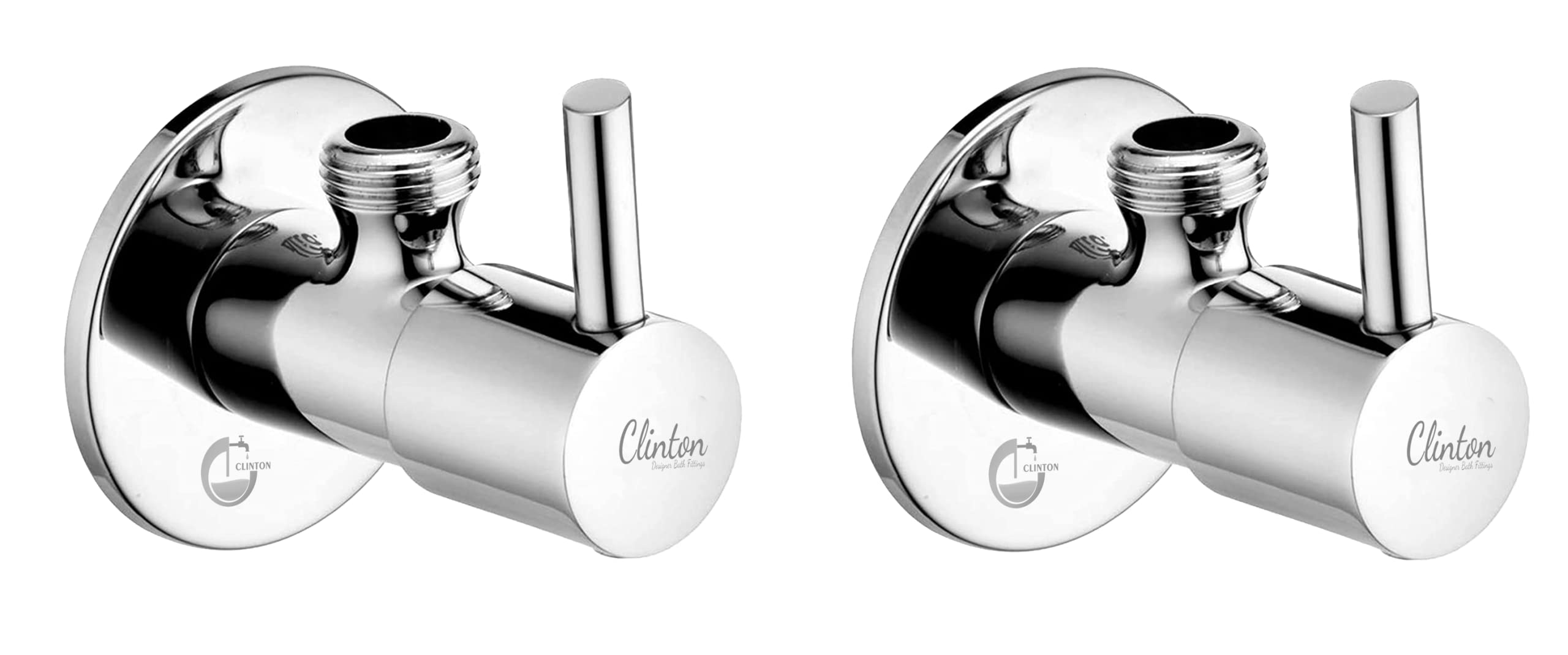 Clinton Stainless Steel Turbo Angle Valve - set of 2 (B0BVRLGCSJ) Amazon Price History, Amazon Price Tracker