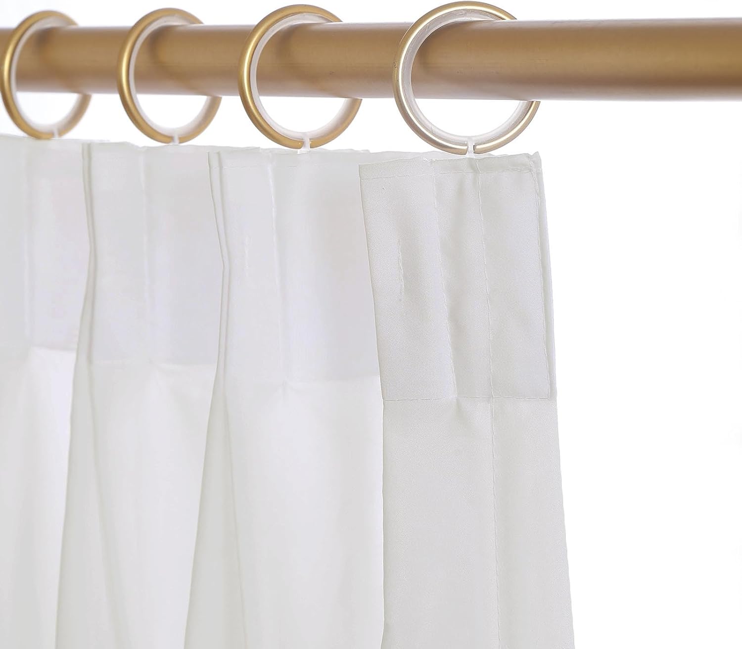 Pinch Pleated Sheer Curtain,Cream White, 102 Inch Long, 2 Panels with Hooks, Light Filtering Window Drapes, Elegant Soft Home Decor for Living Room Bedroom, 84x102in