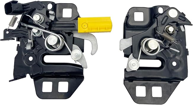 Left & Right Hood Latch Lock Assembly Compatible with 2013-2020 Fusion