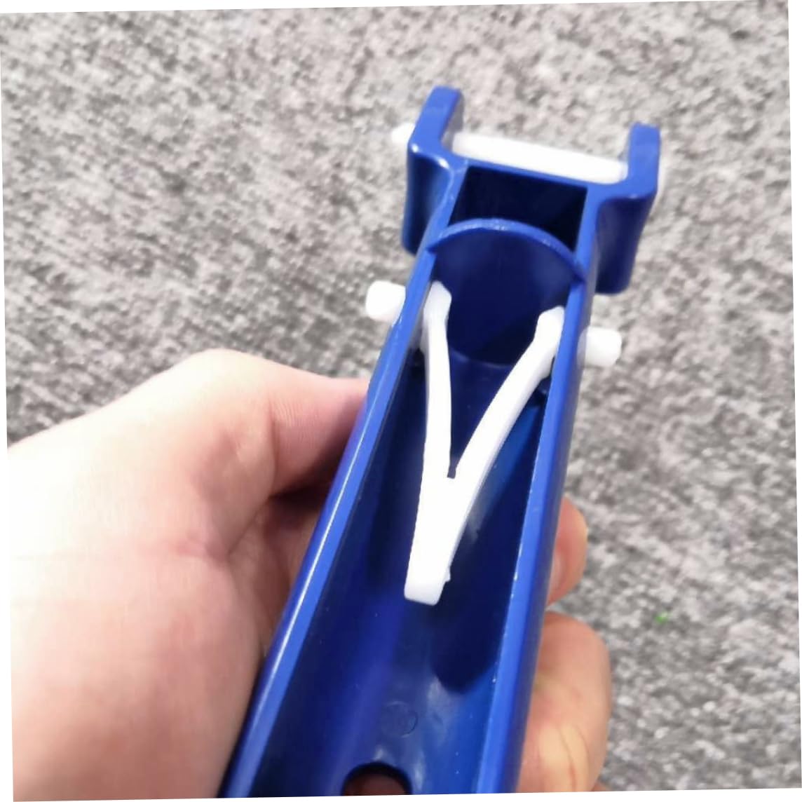 Poignée de tête d'aspirateur de Piscine Bleue 4 pièces avec Clip en V, Accessoire Remplacement