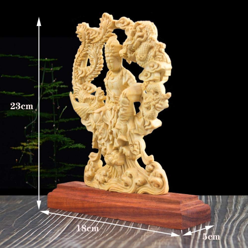 Nowoczesna minimalistyczna abstrakcyjna rzeźba kreatywna rzeźba do domu, figurka dekoracyjna figurka figurka zwierzę statuetka ozdoby chiński guanyin smok i feniks statua rzeźba z litego drewna
