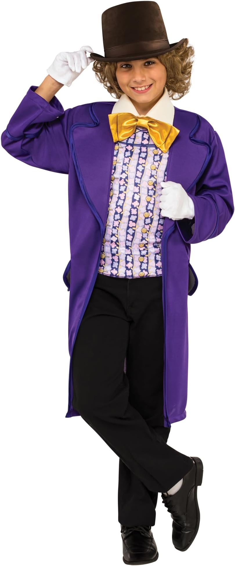 Rubie's Official Willy Wonka and The Chocolate Factory Childs Costume, Kids Book Week Character