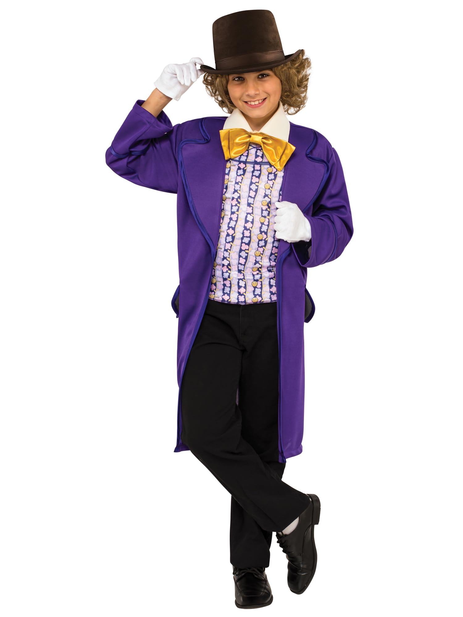 Rubie's Official Willy Wonka and The Chocolate Factory Childs Costume, Kids Book Week Character