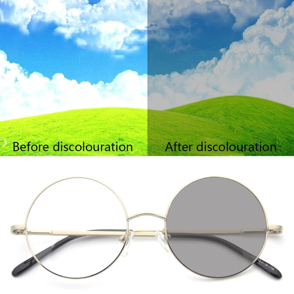 Gafas De Lectura Redondo Retro Gafas De Sol Fotocromáticas Gafas Presbicia Multifocales Progresivas Para Hombre Mujer Lectores Gafas De Ordenador