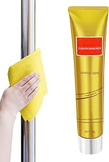 Metal Polish Cream - Copper and Brass Cream Cleaner with Gloves Towel Sponge | Copper and Brass Cream Cleaner, Metal Polishing Kit for Kitchen Utensils Lumeon