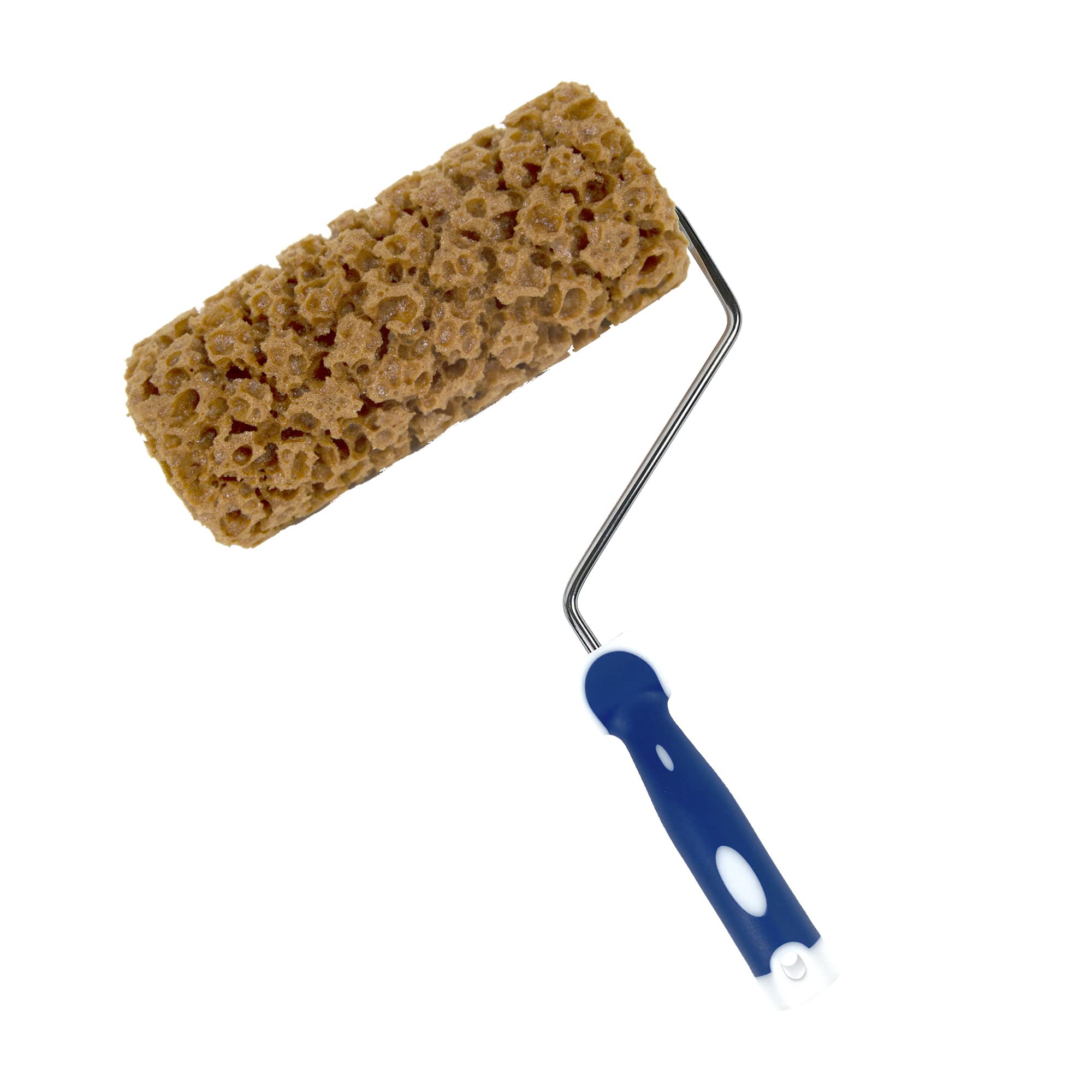 Hanroy Rodillo de Pintura de Esponja pequeño de 7 Pulgadas para decoración de Pintura de Textura, Herramienta de Pincel, Rodillo de Esponja de Arte de patrón rápido y fácil para Pared del hogar M90FT