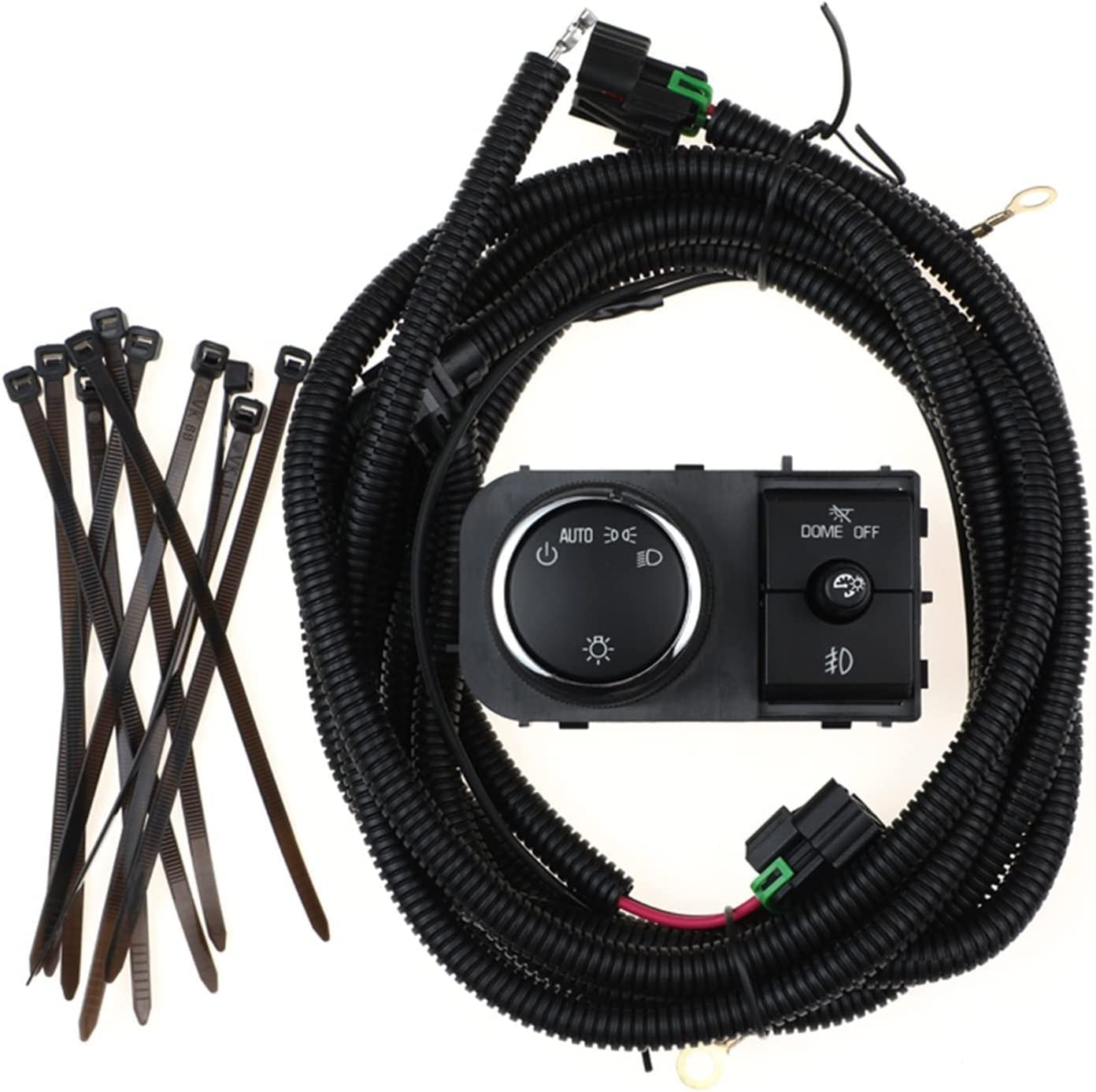 Car Head Lamp Light Instrument Panel Dimmer Switch 25858705 15926099 1Pcs (Color : Only line)(with Line)