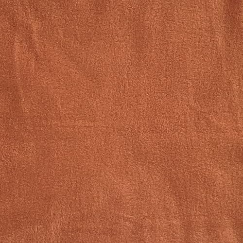 Premium Solid Rust Anti-Pill Fleece Fabric – Versatile, Soft, and Perfect for All Your Crafting Needs