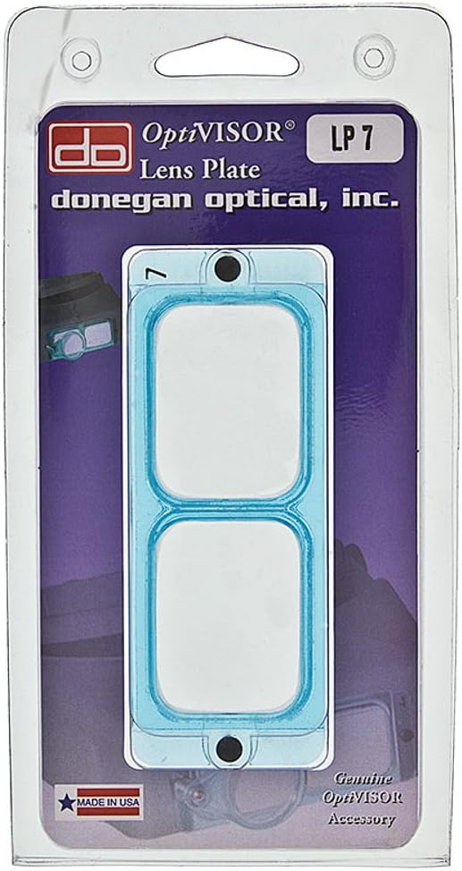 Donegan LP-7 Replacement Lens Plate For OptiVISOR, 2.75x Magnification, 6" Focal Length