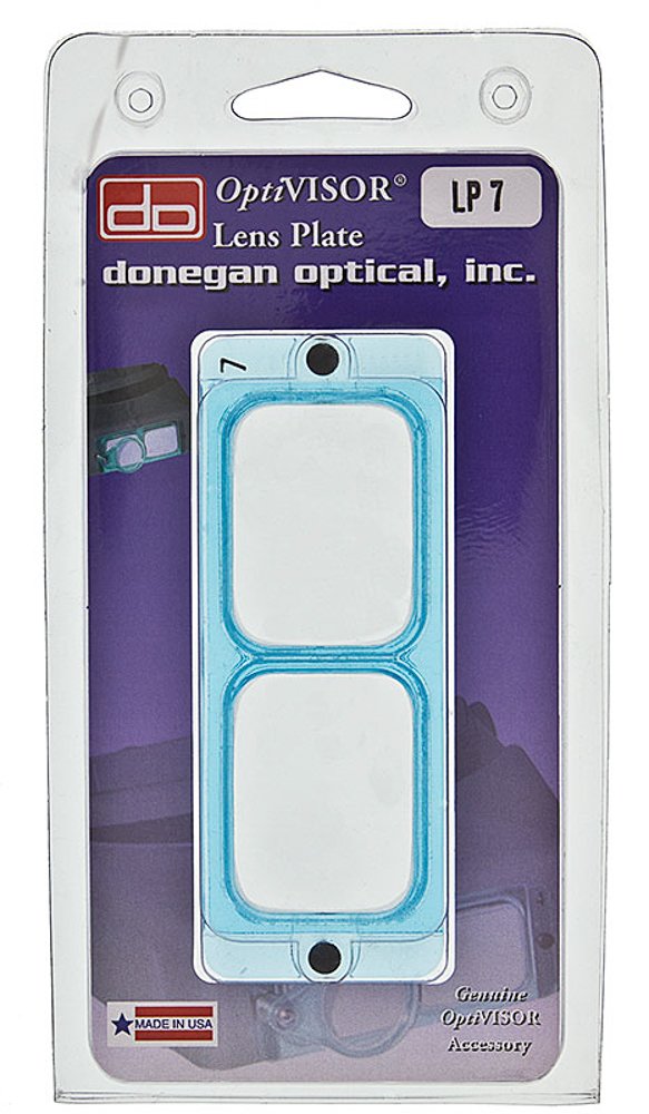 Donegan LP-7 Replacement Lens Plate For OptiVISOR, 2.75x Magnification, 6" Focal Length