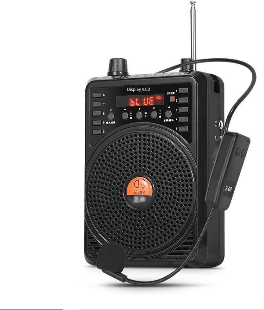 Microphone Speaker Teacher's Classroom Amplifier Speaker Tour Guide's Amplifier TF Card