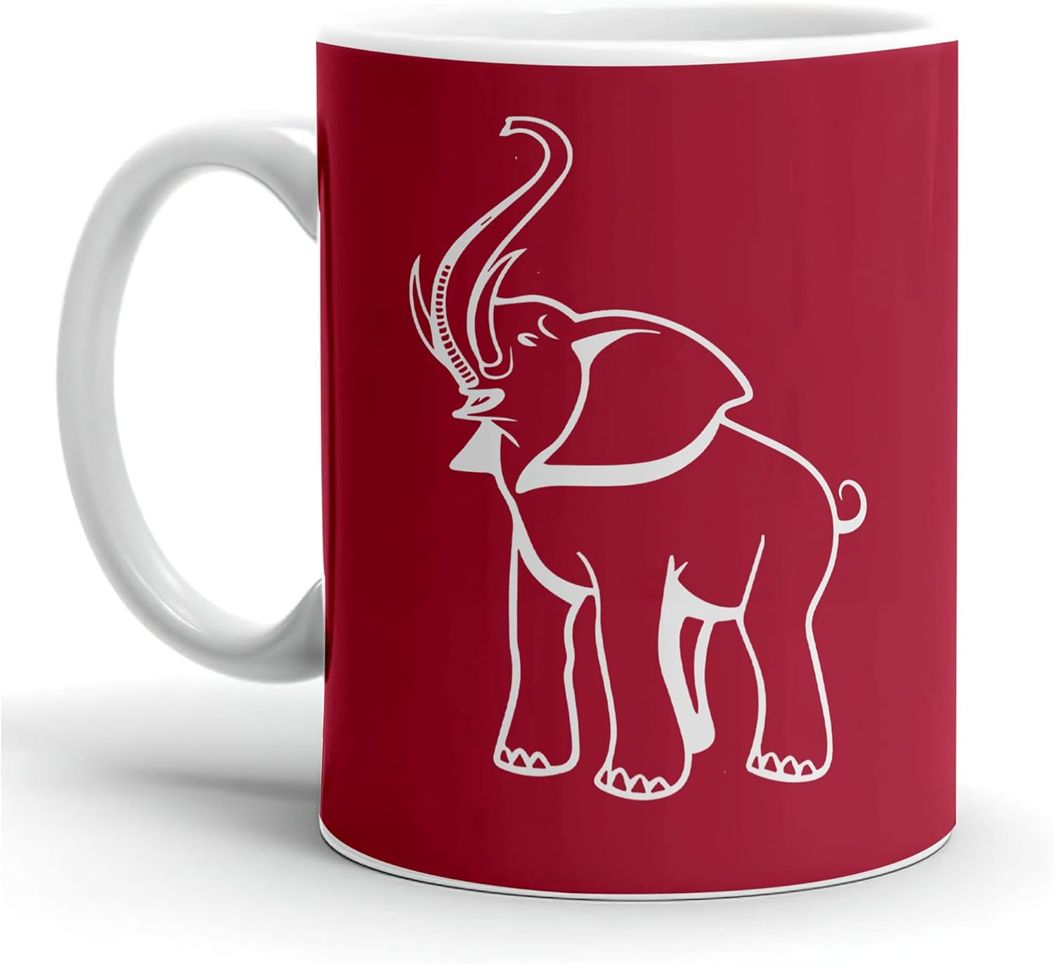 Tea Cups Delta Collage Elephant Gifts Sigma 11oz 15oz Red