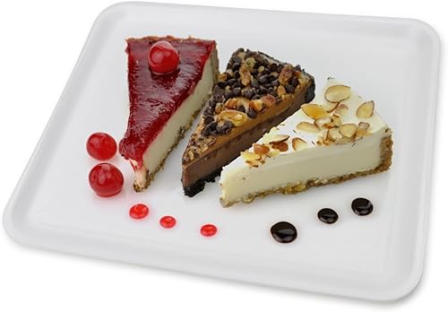 Miniatura 5 de Bandejas de espuma blanca para carne, bandeja blanca a granel de 9 x 11 pulgadas para manualidades, alimentos, pintura, paquete de 125 unidades