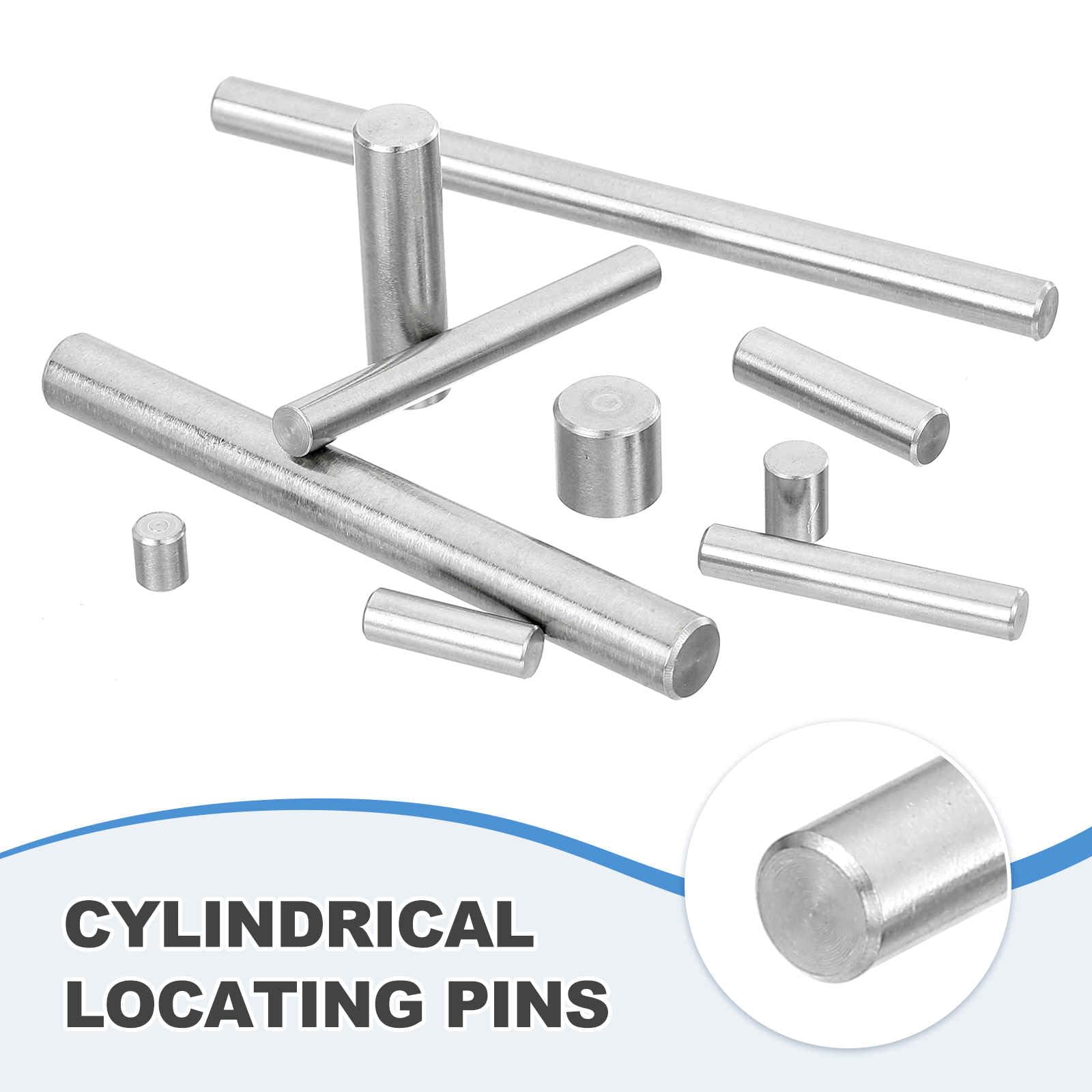 MECCANIXITY 14Pcs Dowel Pin 6mm x 70mm Shelf Support Pin 304 Stainless Steel Shelf Pegs for Shelves Cabinets Furniture Nickel Plated, Silver Tone — Amazon image 4