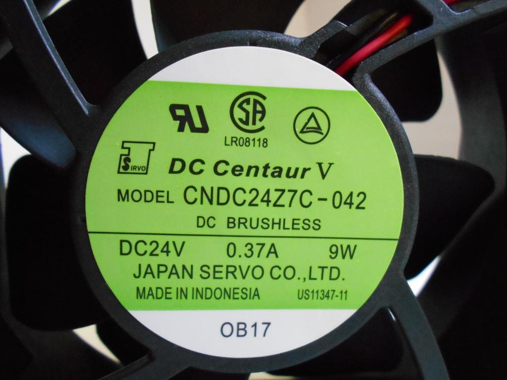 CNDC24Z7C-042 24V 0.37A 9W VACON 12012038MM 2 line Converter Fan