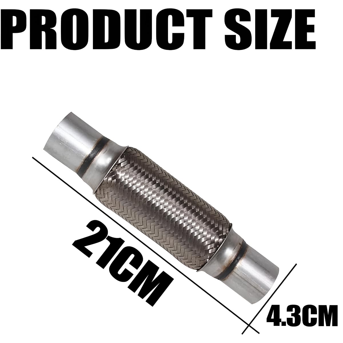 Soufflet D'Échappement Télescopique Acier Inox - Diamètre 70 à 120 Mm - Universel
