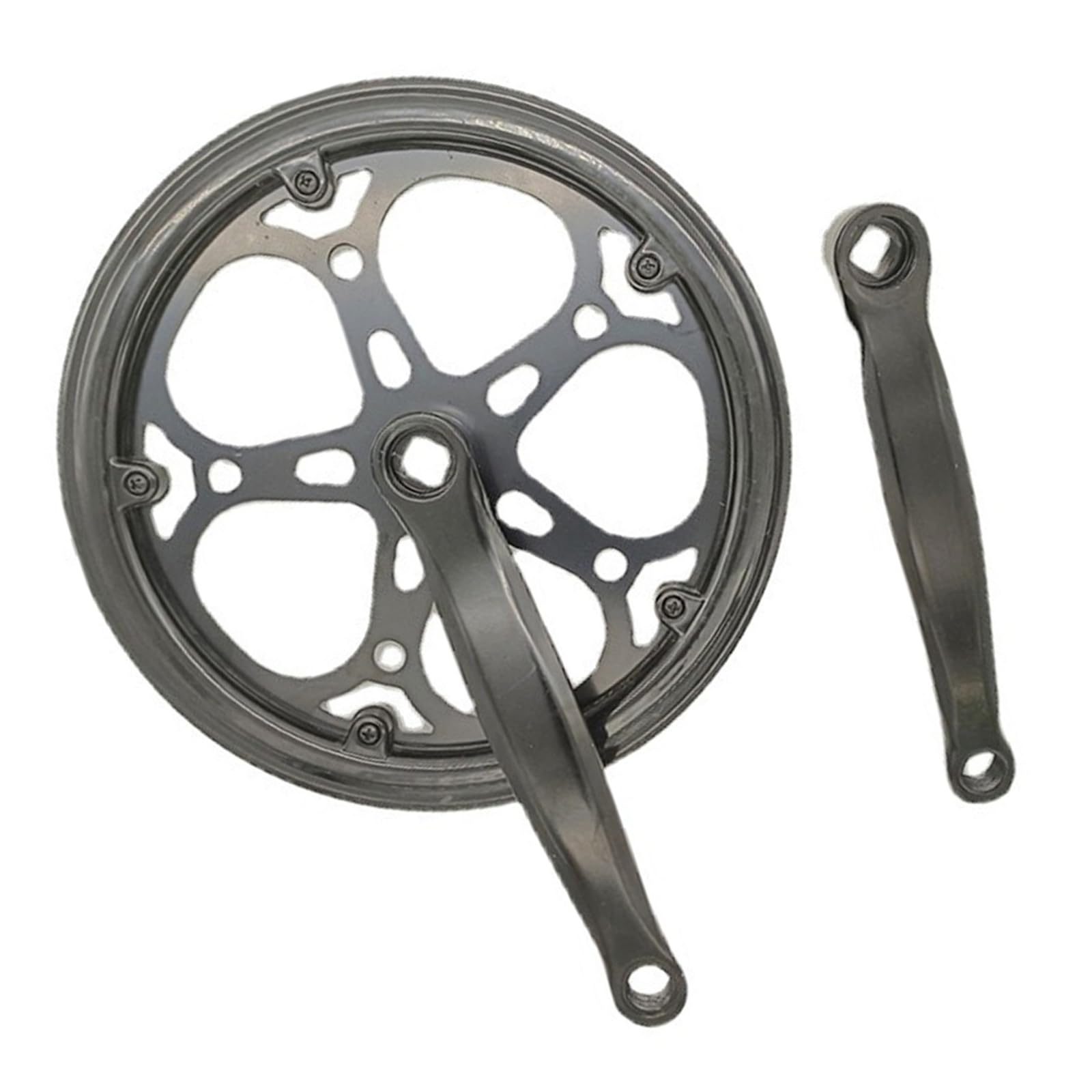 Set di guarnitura per bicicletta con doppia catena, per bici da città, guarnitura per biciclette, set di pedivelle per bici da 52 denti