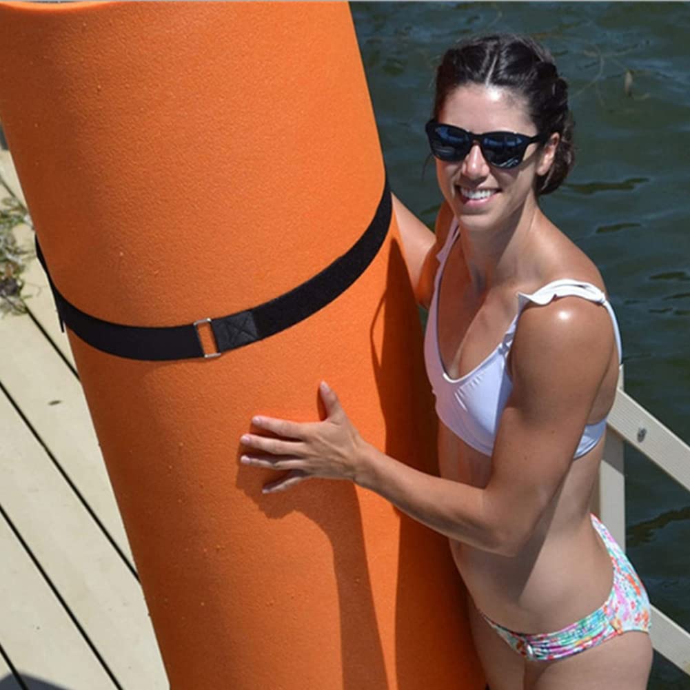 Tappetino galleggiante per lago, oceano, piscina, 3 strati di schiuma XPE antistrappo, ideale per 1-8 adulti, perfetto per barca, divertimento in spiaggia e relax all'aperto