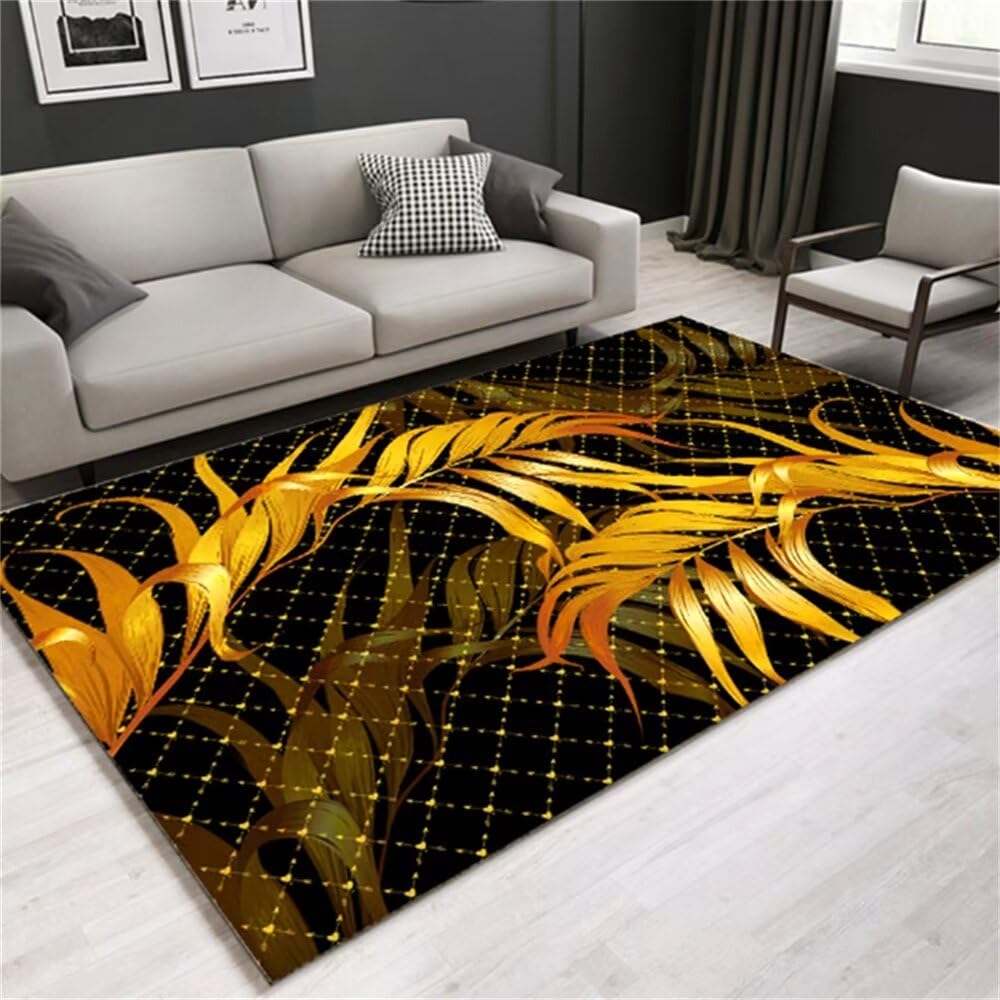 Tapis de chambre de luxe léger durable avec décoration de ligne virtuelle 60X120