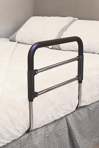 Miniatura 6 de Essential Medical Supply Barandilla de mano ajustable en altura con correa de seguridad adjunta para una mayor estabilidad y seguridad para adultos,