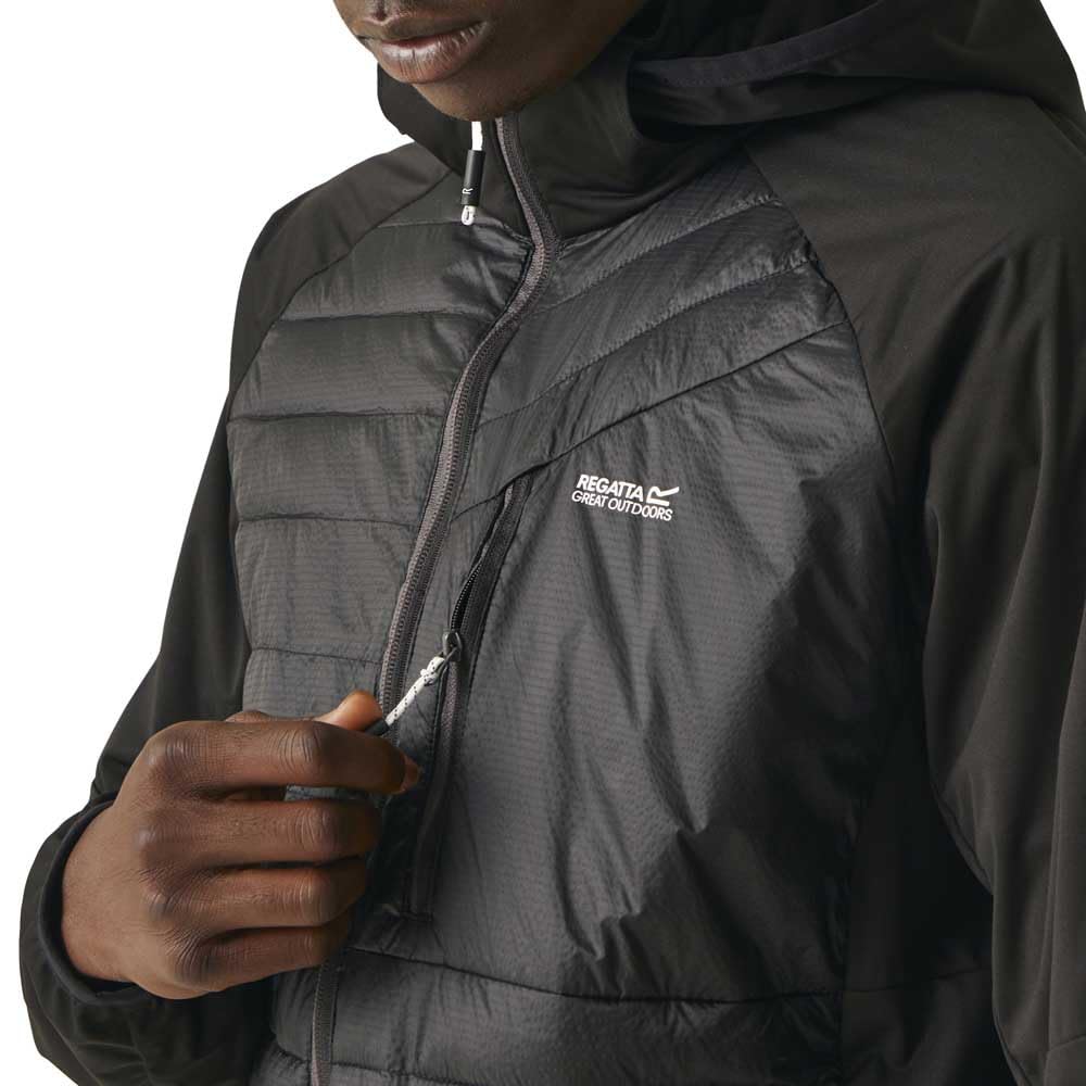 Regatta Regatta Męska lekka kurtka z kapturem Pro Hybrid na zamek błyskawiczny Mężczyźni Regatta Men's Andreson Pro Hybrid Jacket