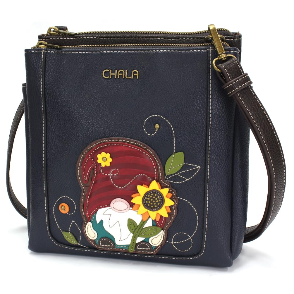 CHALA Merry Messenger RFID Protected Women Faux Leather Shoulder Purse with Adjustable Crossbody Strap