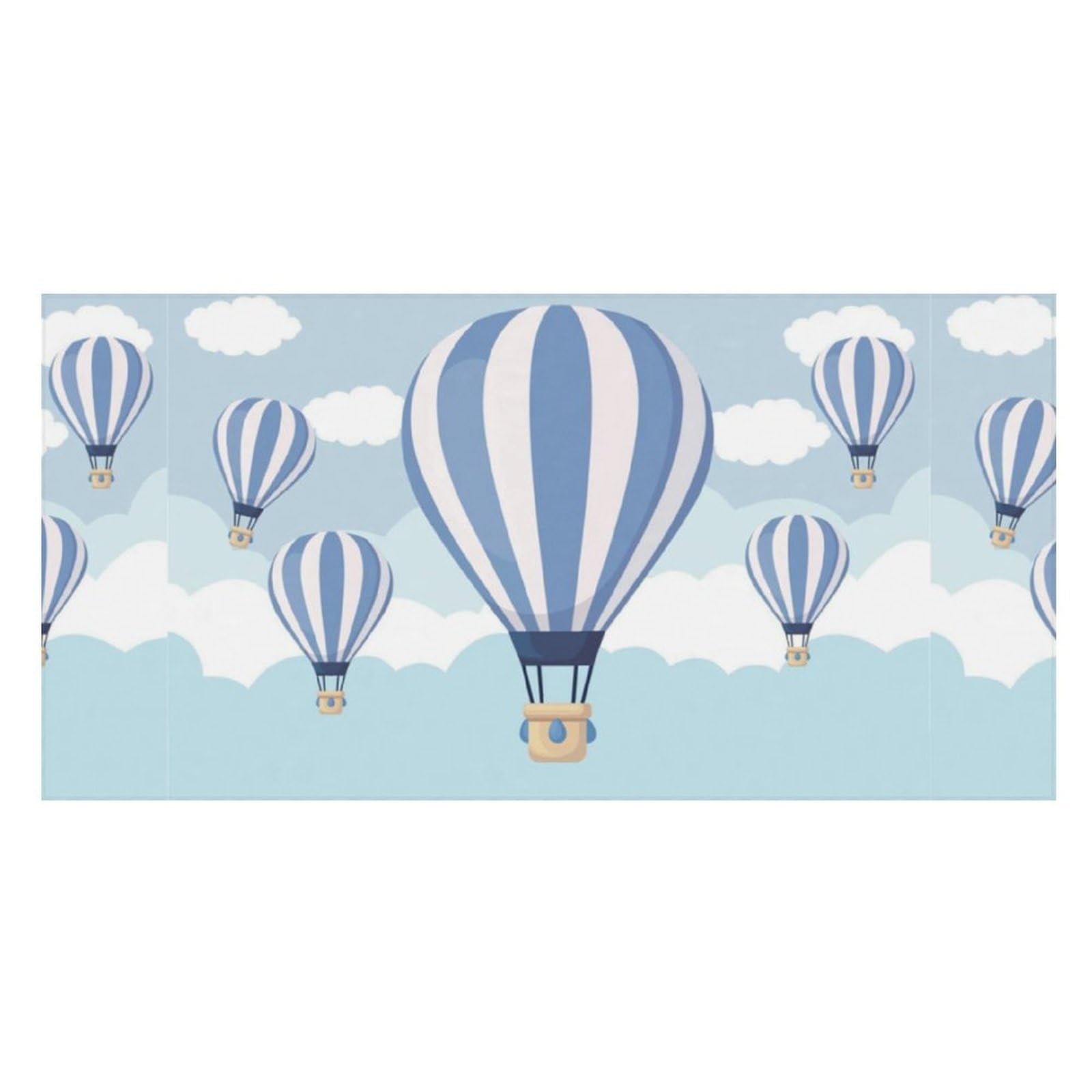 LWORZIIB Beach Towel, Blue Hot Air Balloon Bath Towel, Pool Towel Great for Gym Swimming 80 X 160cm
