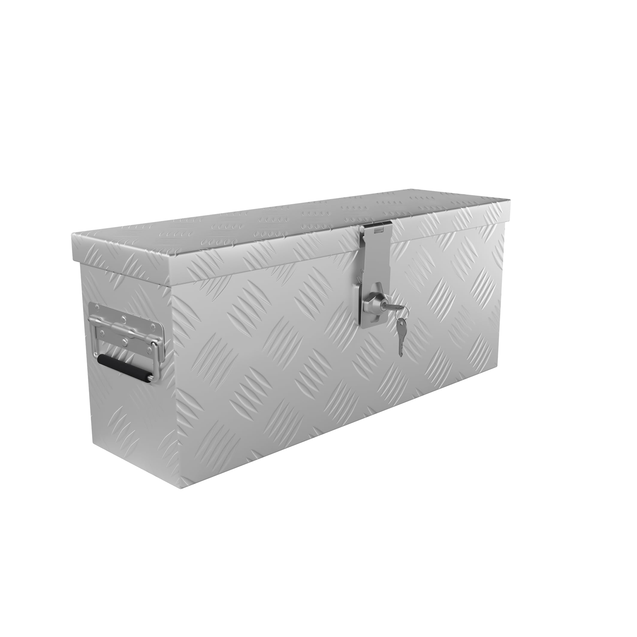 XMTECH Aluminiowa skrzynka transportowa, 18 l, skrzynka do przechowywania, skrzynka aluminiowa, kolor srebrny, skrzynka transportowa, skrzynka na narzędzia