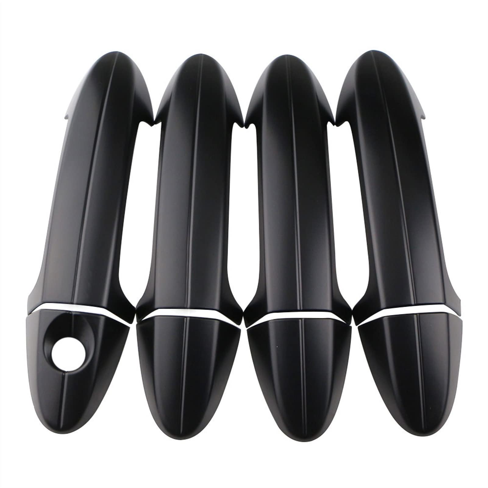 QWQTHGS Car Exterior Door Handle Cap for Fiesta Mk7 2009-2013 ABS Chrome Trim Door Handle Covers Auto Car-Styling