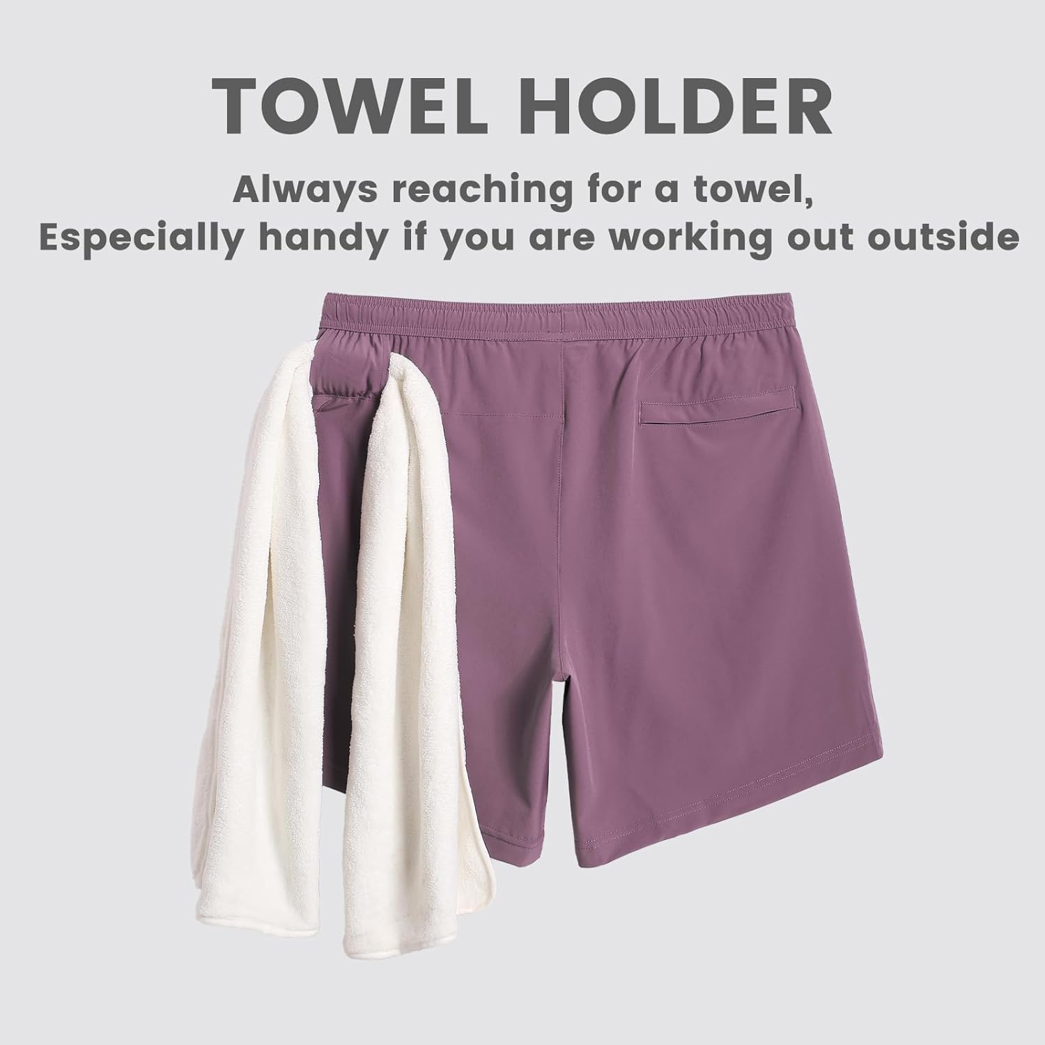 maamgic Gym Shorts for Men 7 inch Inseam with Liner Stretch 2 in 1 Workout Shorts Men Quick Dry Athletic Running Shorts - Image 3