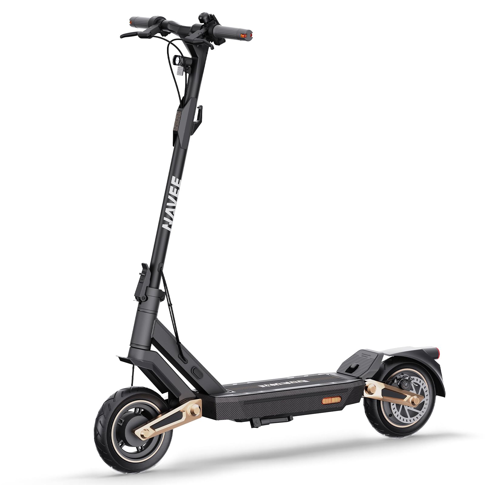 NAVEE Electric-Scooter-Adults, e Scooter ST3, Off Road Fast 25 20 Mph, 1000w 500w Motor with Suspension, Long Range 38 30 Miles, 10 inch Tires All Terrain, Heavy Duty Commuter Teens Men Adult Students