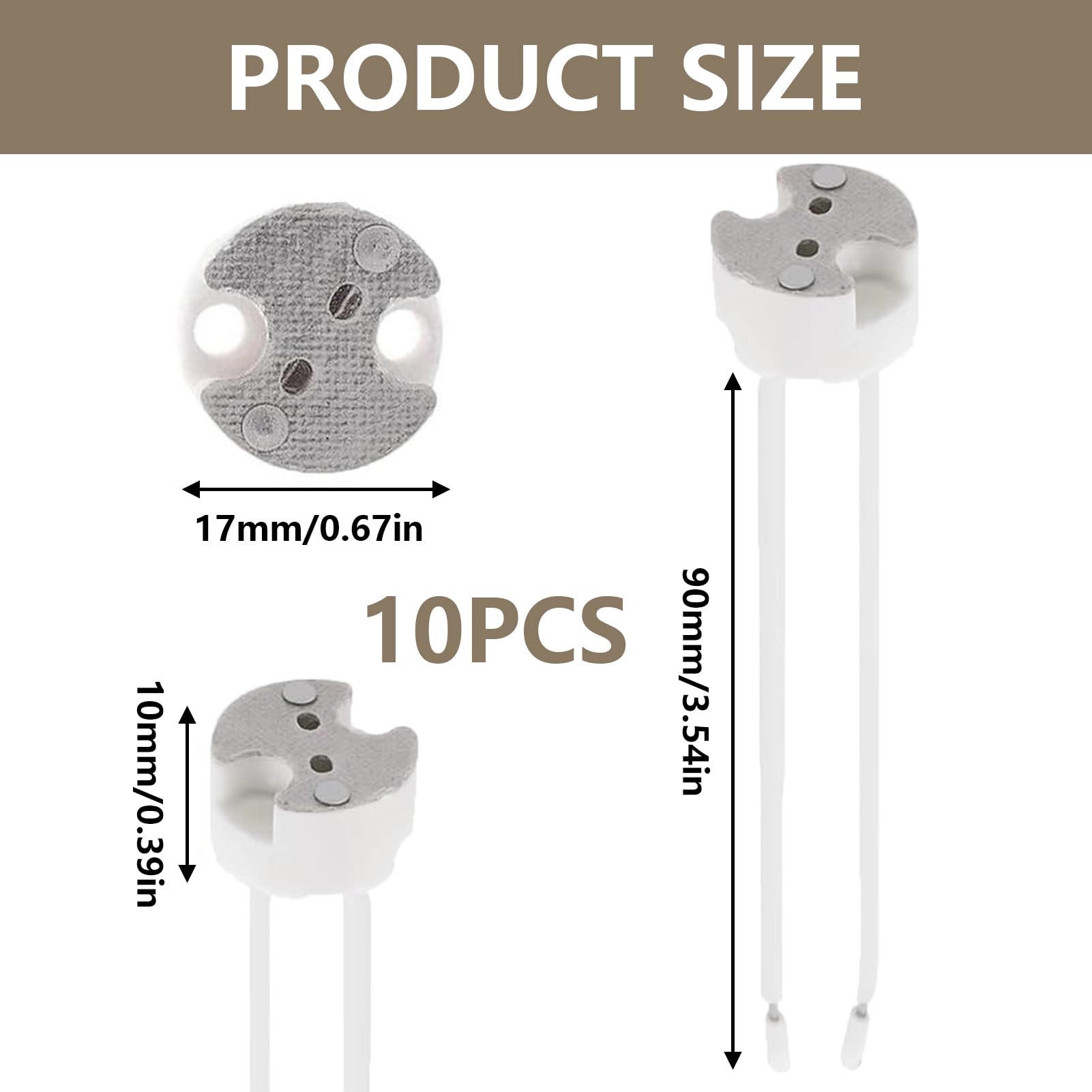 10PCS MR16 GU5.3 Lamp Holder - Image 2