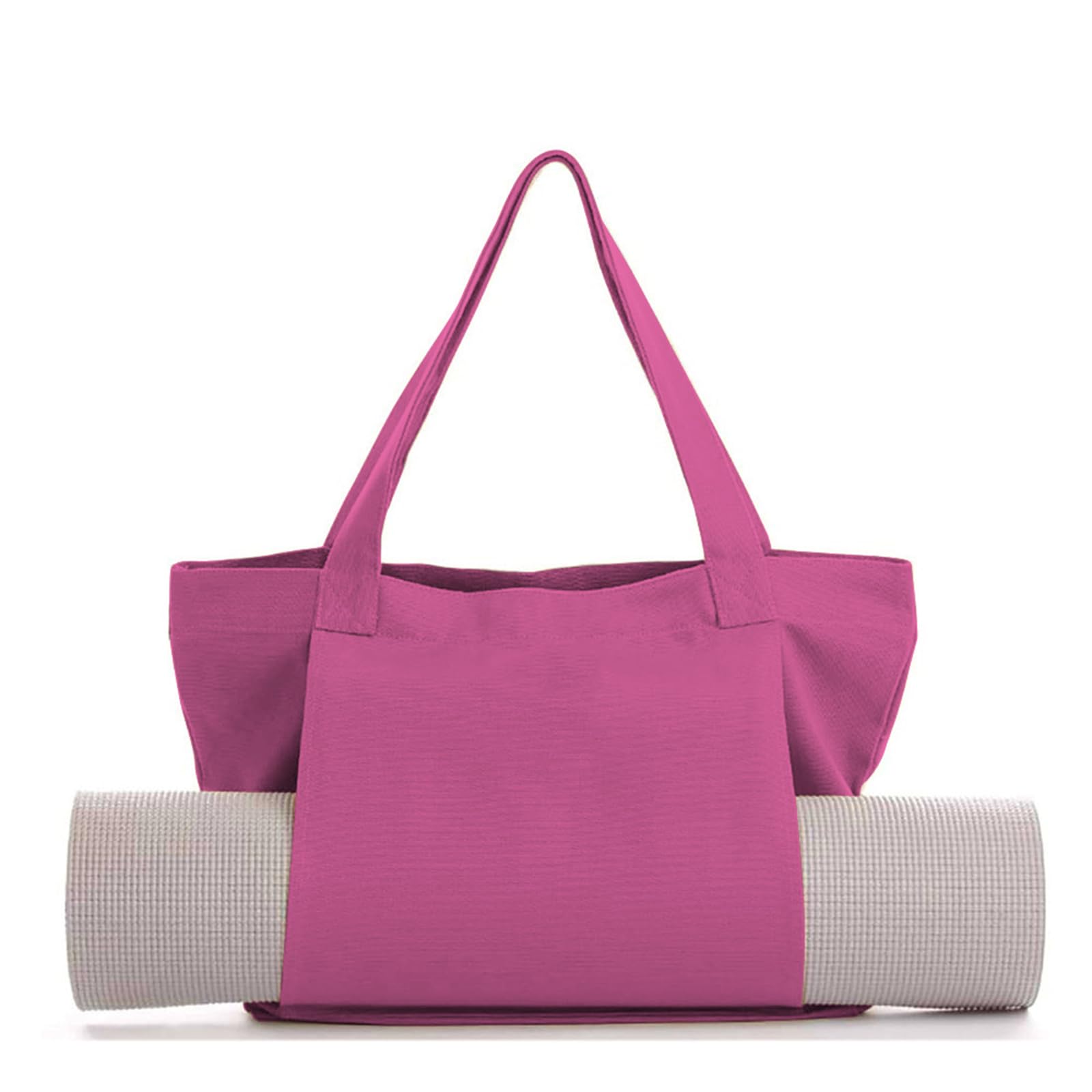 Noaya Yoga Mat Bag - Durable Sport Gym Bag Womens, Large Capacity Yoga Bag, Easy Placement of Thick Yoga Mat, Can Accommodate Other Things, Essential Items for Womens Gym Set, Rose Red