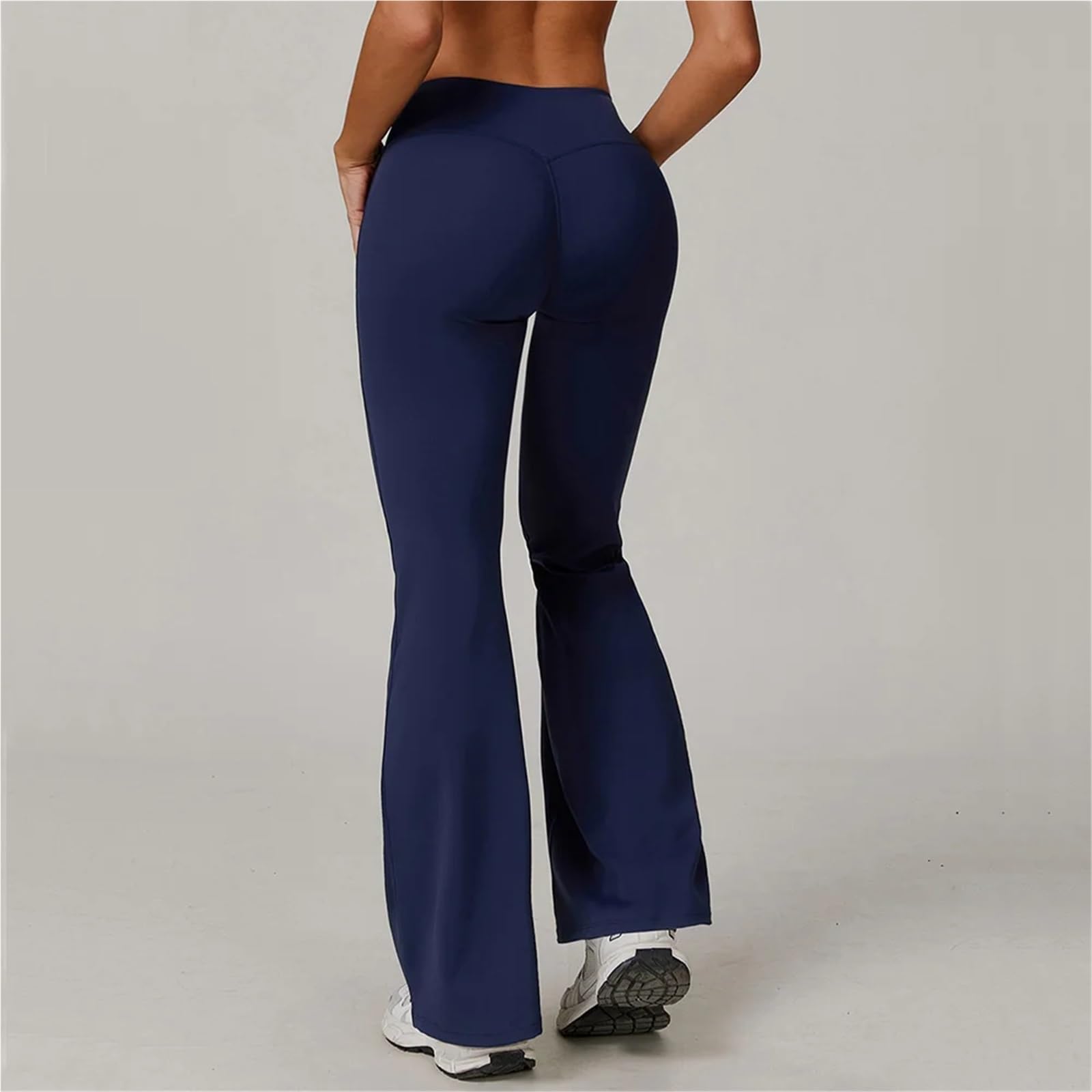 Pantalones de yoga acampanados, leggings deportivos for mujer, cintura alta, pierna ancha, push up, mallas for entrenamiento físico, ropa de gimnasio Para Yoga y Tiempo Libre