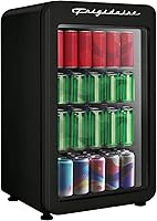 Vista 9 de Frigidaire Refrigerador compacto retro con puerta de vidrio, refrigerador de encimera de 3.2 pies cúbicos, esquinas redondeadas, premium