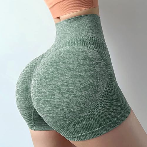 sicoozoe Shorts femininos de 3 peças para levantamento de bumbum, shorts de ioga com controle de bar
