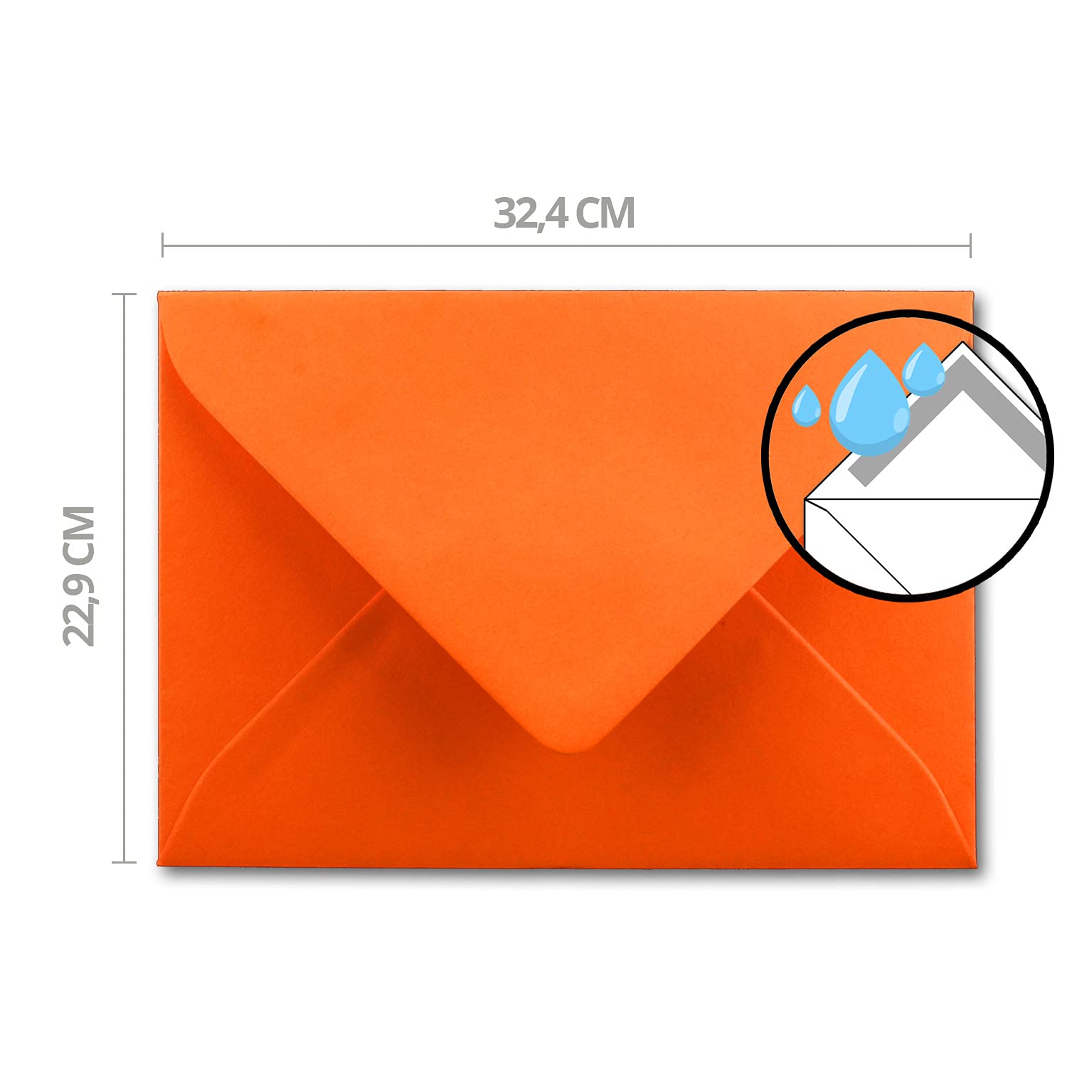 NEUSER PAPIER Kartka z życzeniami na pożegnanie XXL, format DIN A4, duża kartka na pożegnanie, 10 sztuk, zestaw z dużą kopertą DIN C4, motyw motocykla