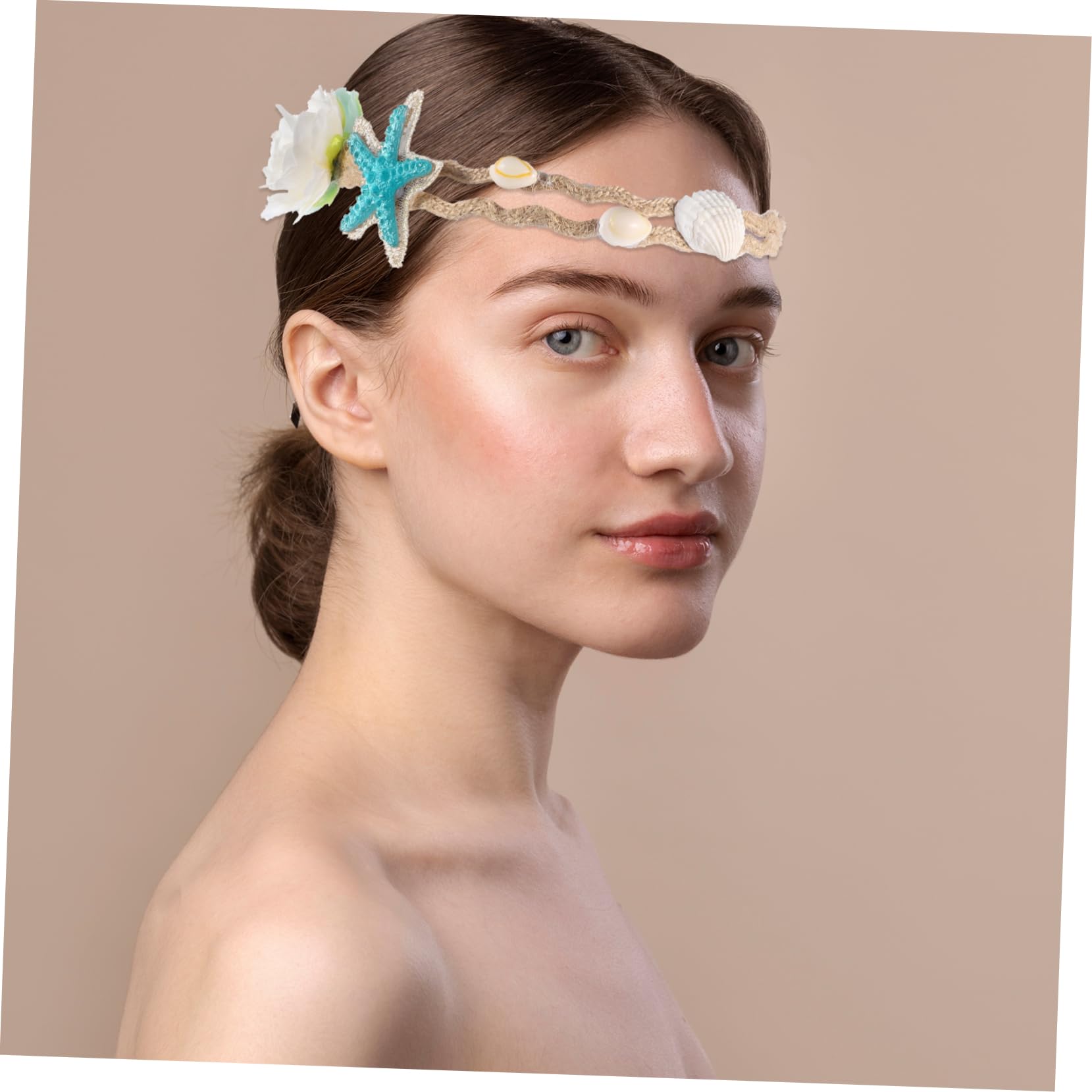 MAGICLULU Lot De 4 Bandeaux Extensibles En Coquillage Style Pour Mariage Plage Accessoires Pour Cheveux Pour Fêtes 2 Pièces X 4