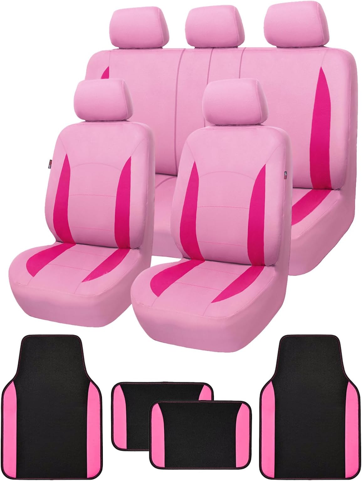 Flying Banner Combo Pack car seat Covers car Floor mats and