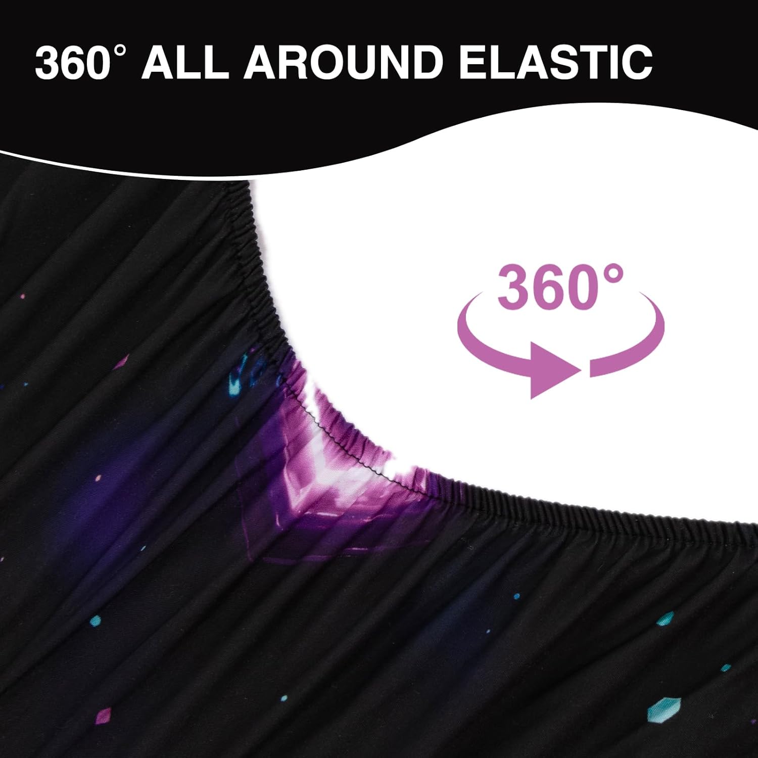 A Nice Night Kids Game Console Zippered Comforter Set - Zipper Bedding for Boys Outer Space Gaming Galaxy Theme, Twin - Image 4