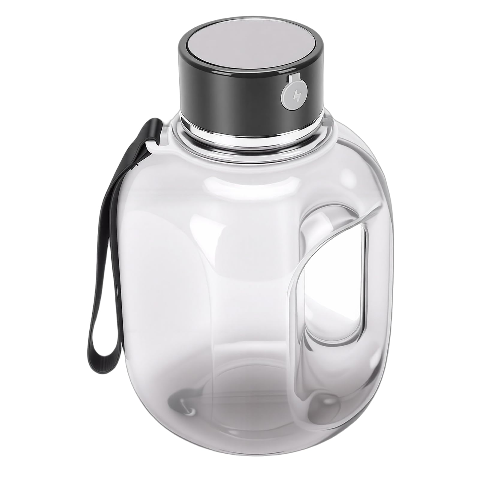Bouteille d'eau à Hydrogène, Générateur d'eau à Hydrogène Portable de Grande capacité de 1,8 L, Bouteille 'Hydrogène Rechargeable avec Charge de Type C, Idéale pour une Utilisation