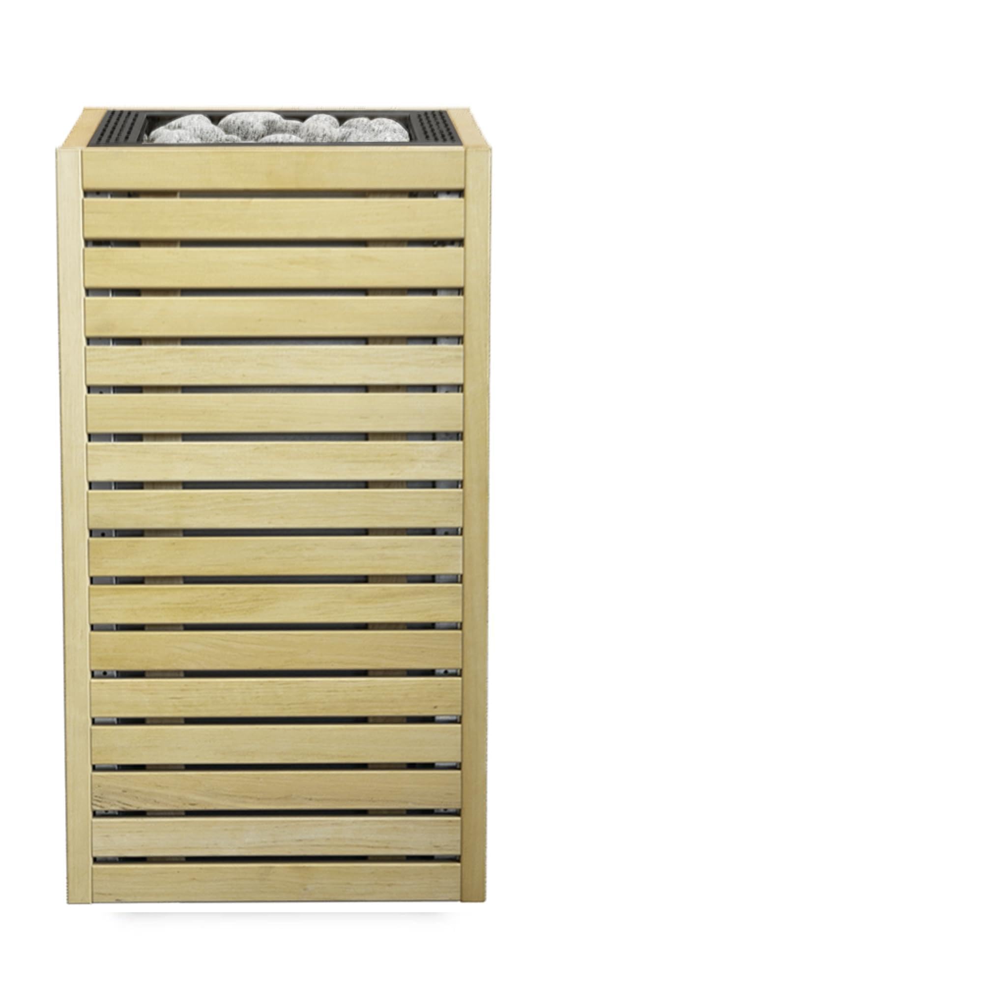 HUUM CORE6 6.5KW Series, Sauna Heater, Customizable Exterior with Control (Sauna Stones Included) (6.5kW Alder Wood - Black Stainless Steel Inlay, UKU Local - Wood)