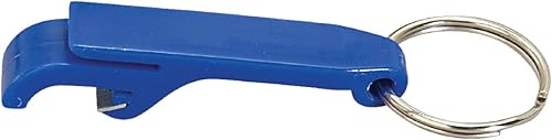Thirsty Rhino Klaw, compacto plástico abridor de botellas llavero, Azul, Azul
