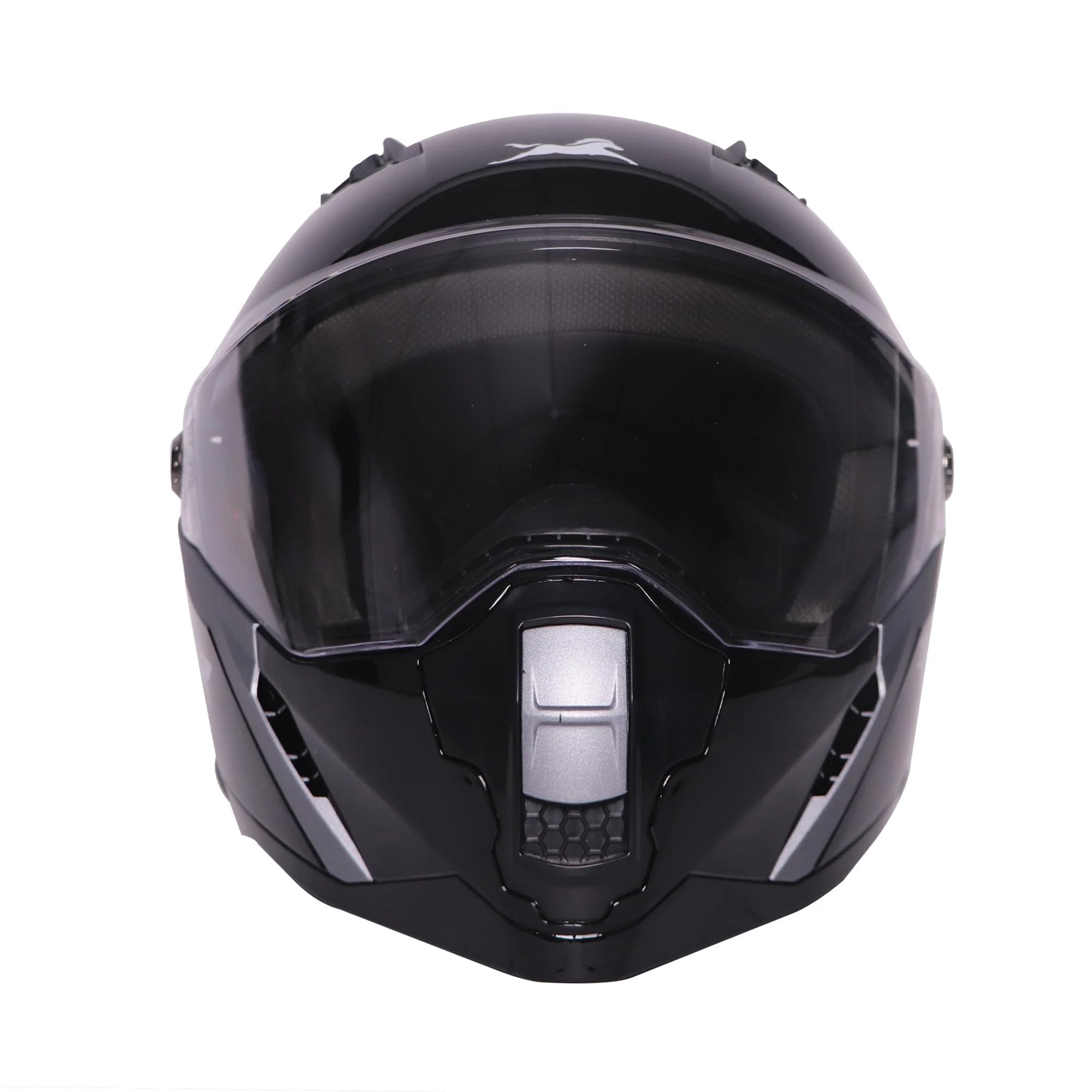 TVS Helmet Raider Full Face Black and Grey - L-image-48